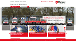 Desktop Screenshot of malteser-neumuenster.de