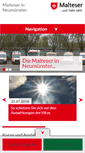 Mobile Screenshot of malteser-neumuenster.de